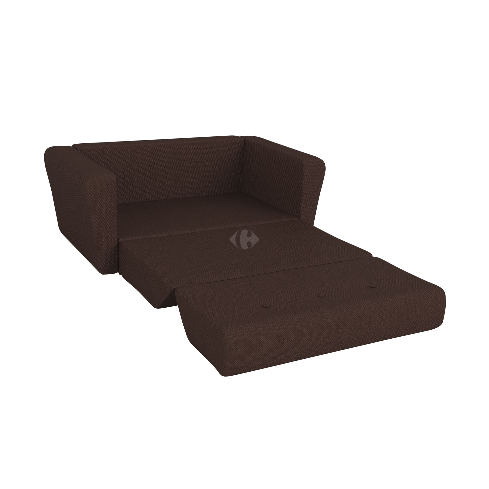 Sillón cama Aramis Chenille Chocolate Carrefour