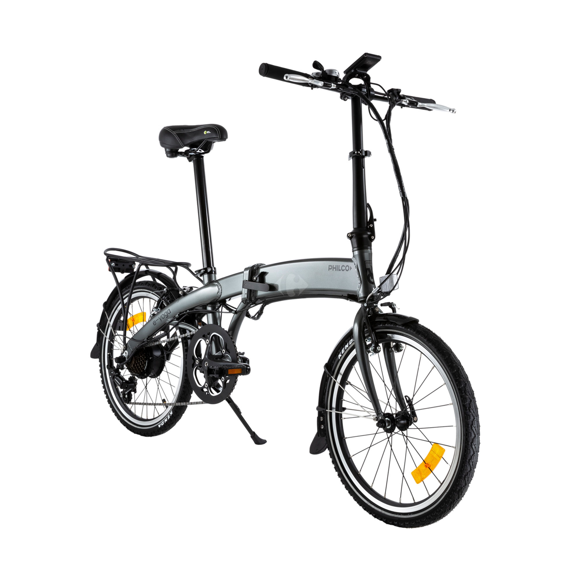 Bicicleta plegable Philco el ctrica rodado 20 e Yoga gris Carrefour