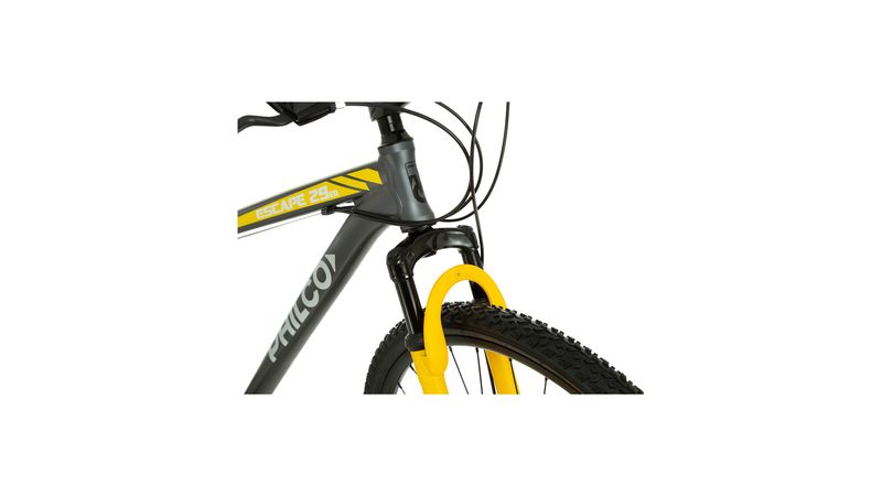 Bicicleta Philco mountain rodado 29 gris y amarillo Carrefour