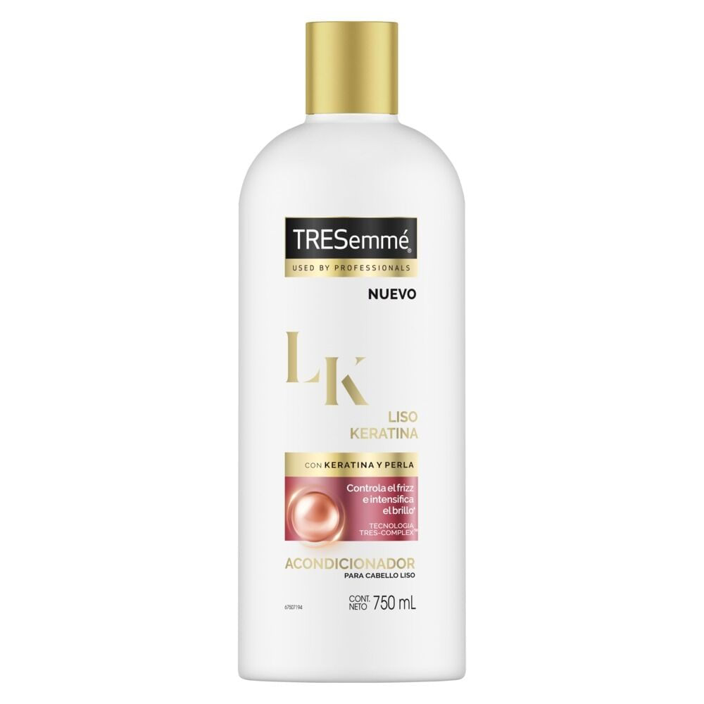 Acondicionador Tresemme liso keratina 750 ml Carrefour