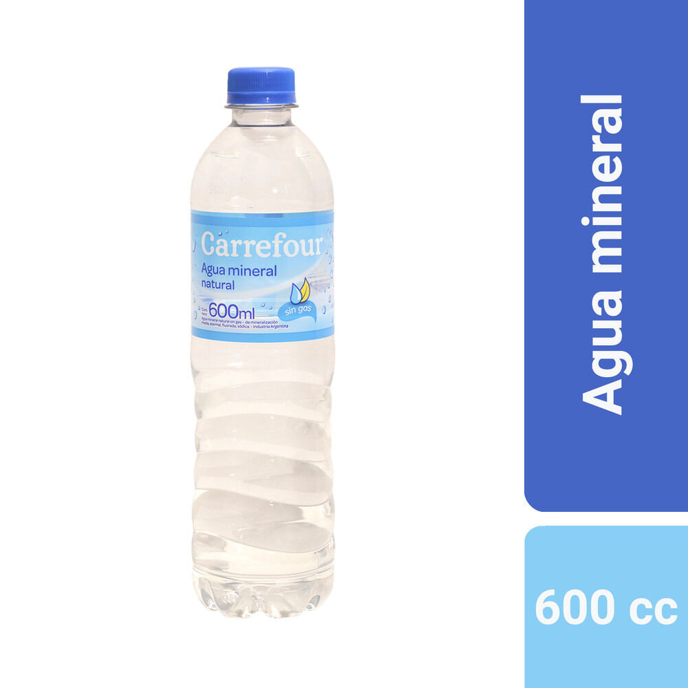 Agua mineral sin Carrefour 600 cc. - Carrefour