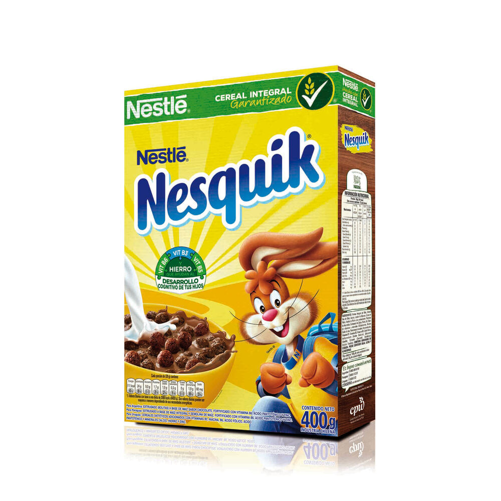 Cereal Nesquik Bolitas Chocolate 400 G Carrefour