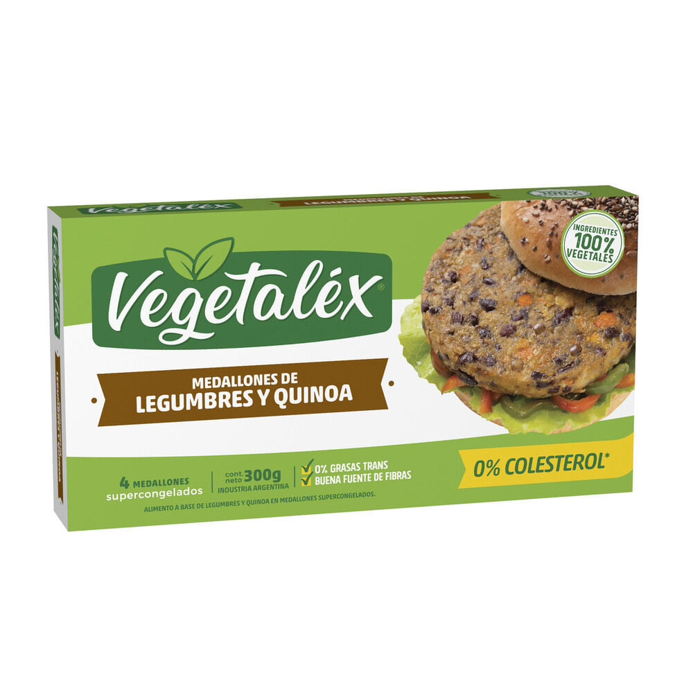 Medallones De Legumbres Y Quinoa Vegetalex 4 U Carrefour