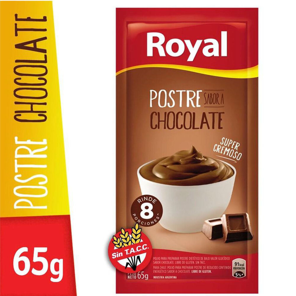 Postre En Polvo Royal Chocolate 65 G Carrefour