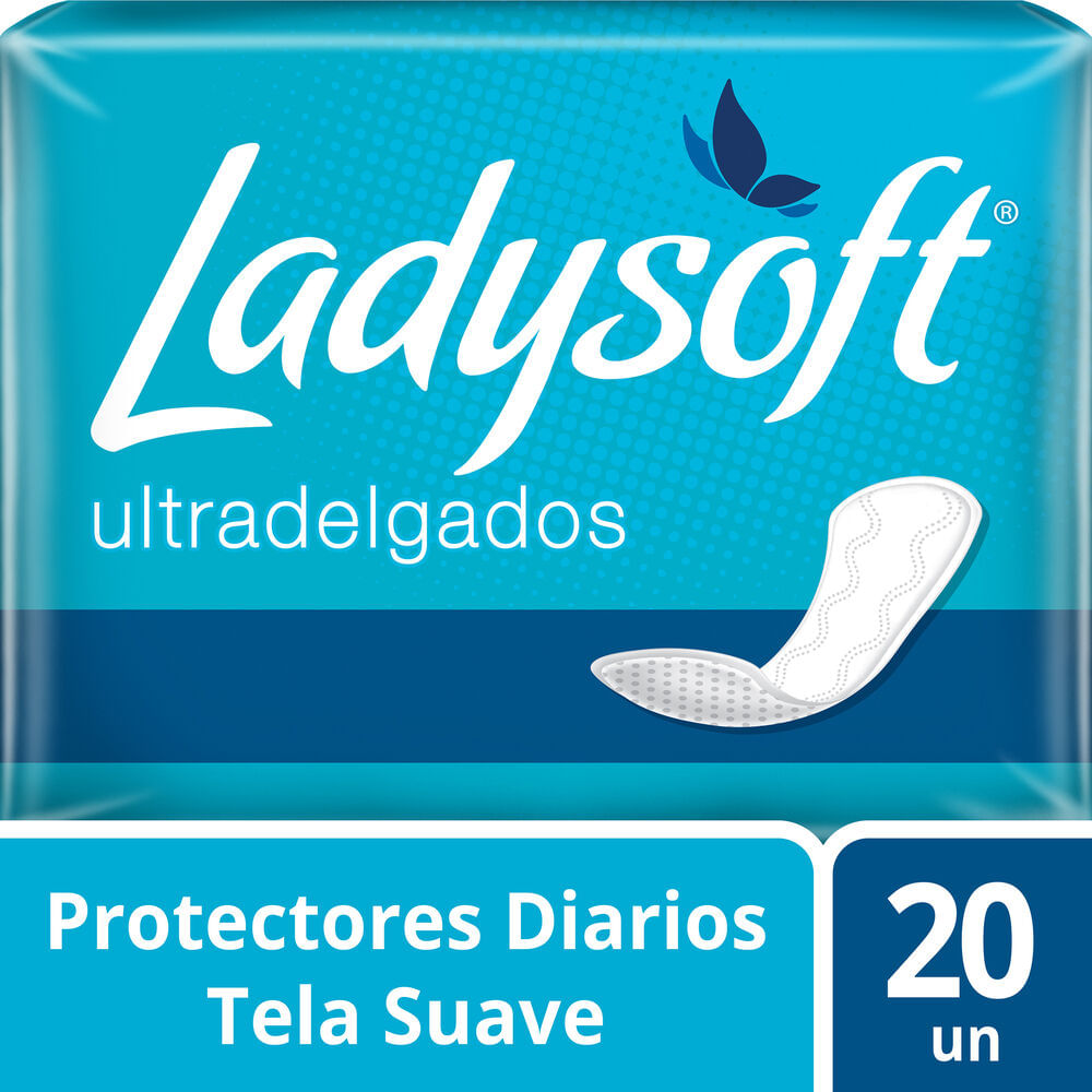 Protectores diarios Ladysoft suaves sin alas 20 u. - Carrefour