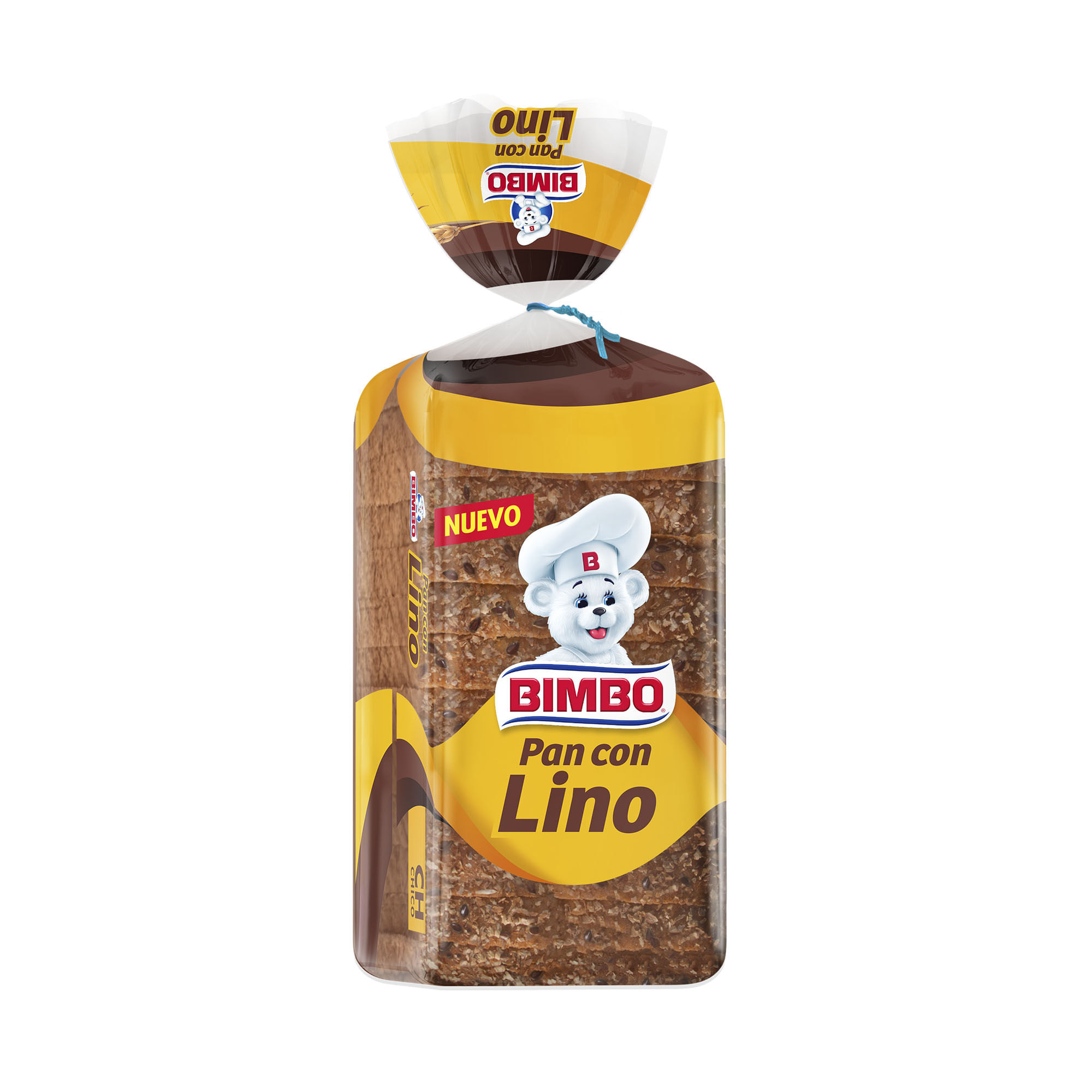 Pan con lino Bimbo 380 g. Carrefour