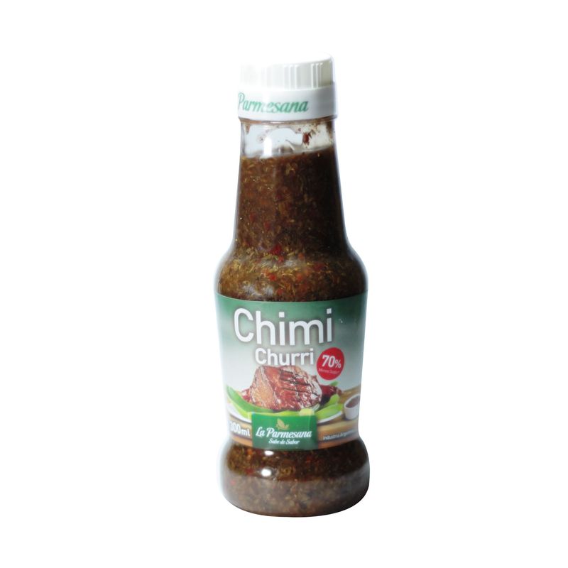 Salsa chimichurri La Parmesana sin sal 300 cc. Carrefour