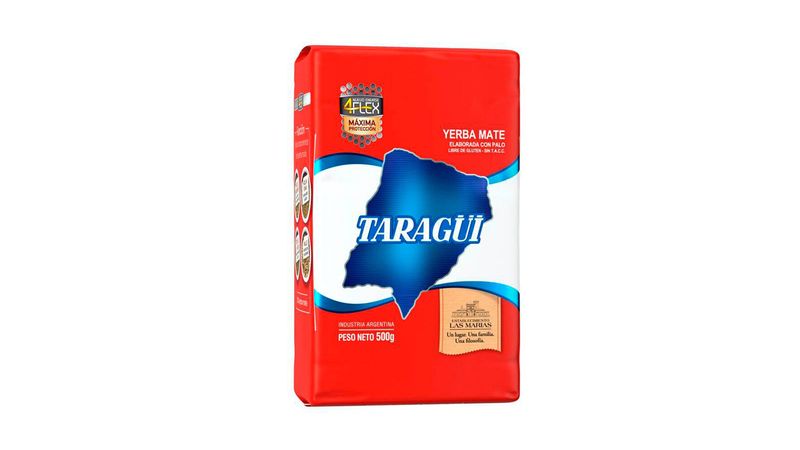 COMPRAR YERBA MATE ARGENTINA TARAGÜI 500G - BAHIA YERBAS ARGENTINAS