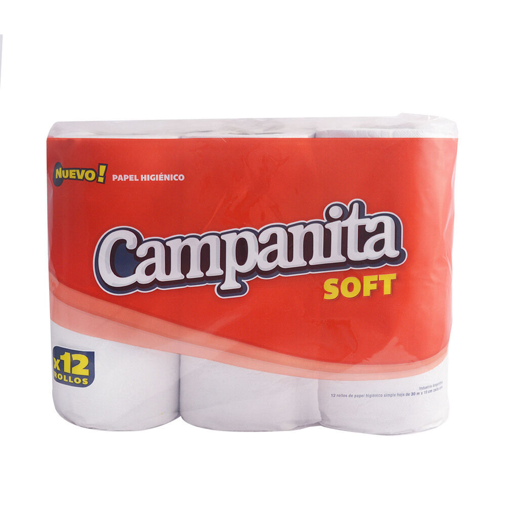 Papel Higiénico Campanita Soft 12 U Carrefour