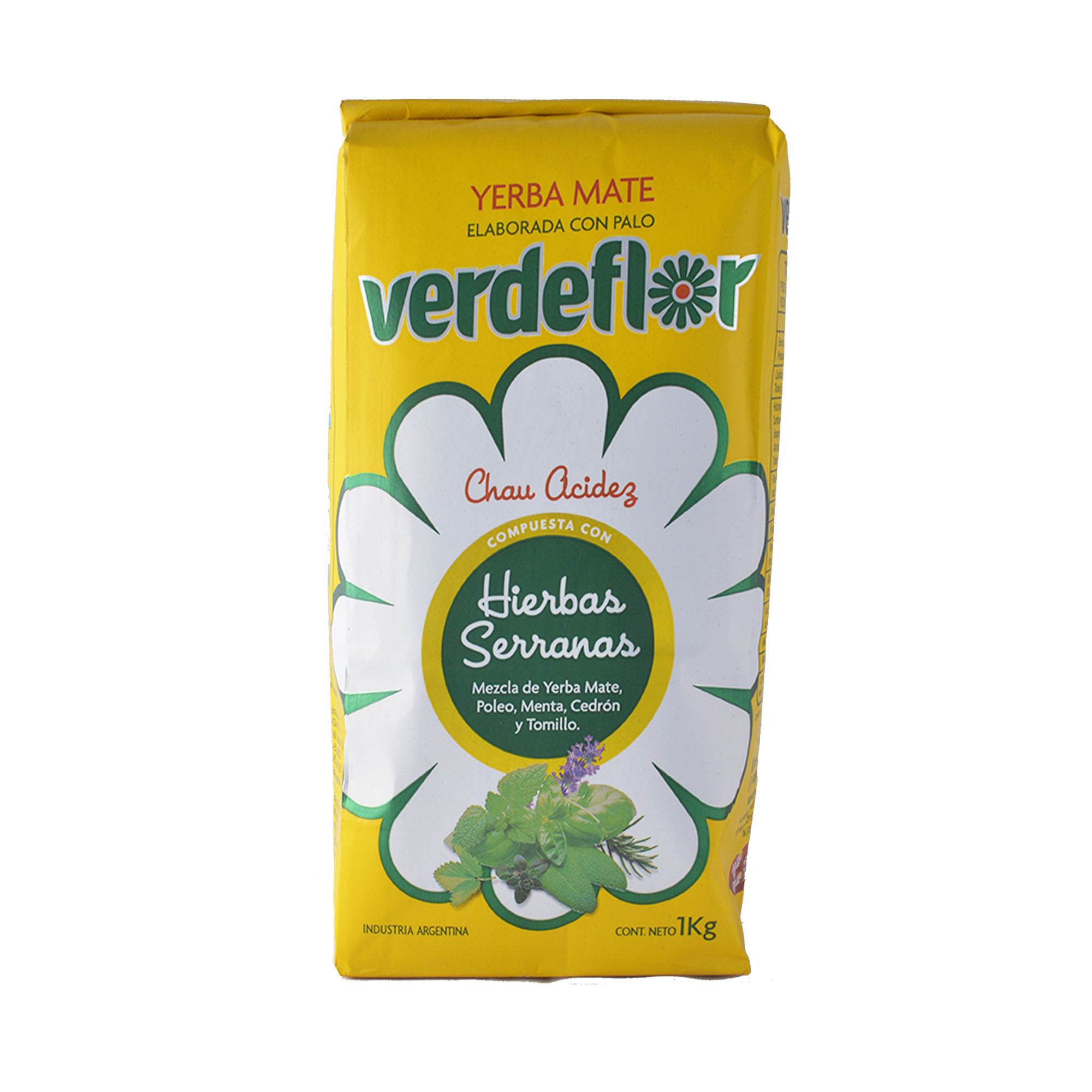 Yerba mate Verdeflor con hierbas serranas 1 kg. - Carrefour