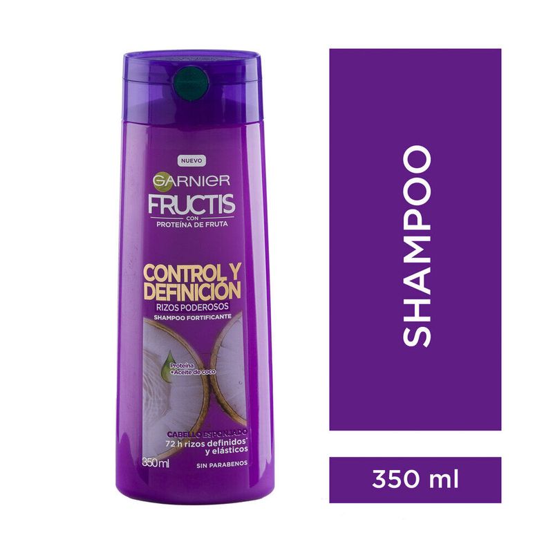 Shampoo Garnier rizos poderosos 350 cc. Carrefour