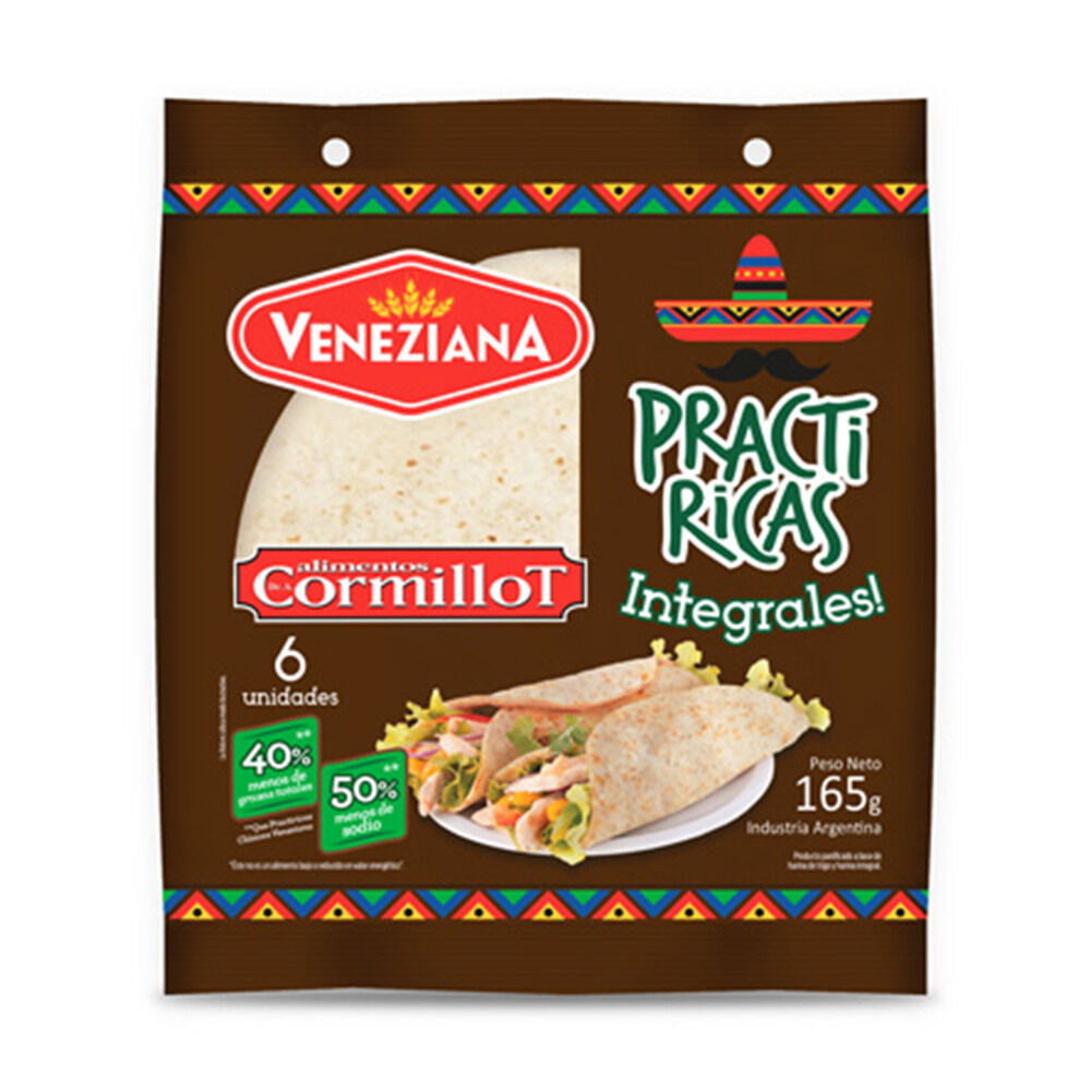 Tortilla integral Veneziana 6 u. Carrefour
