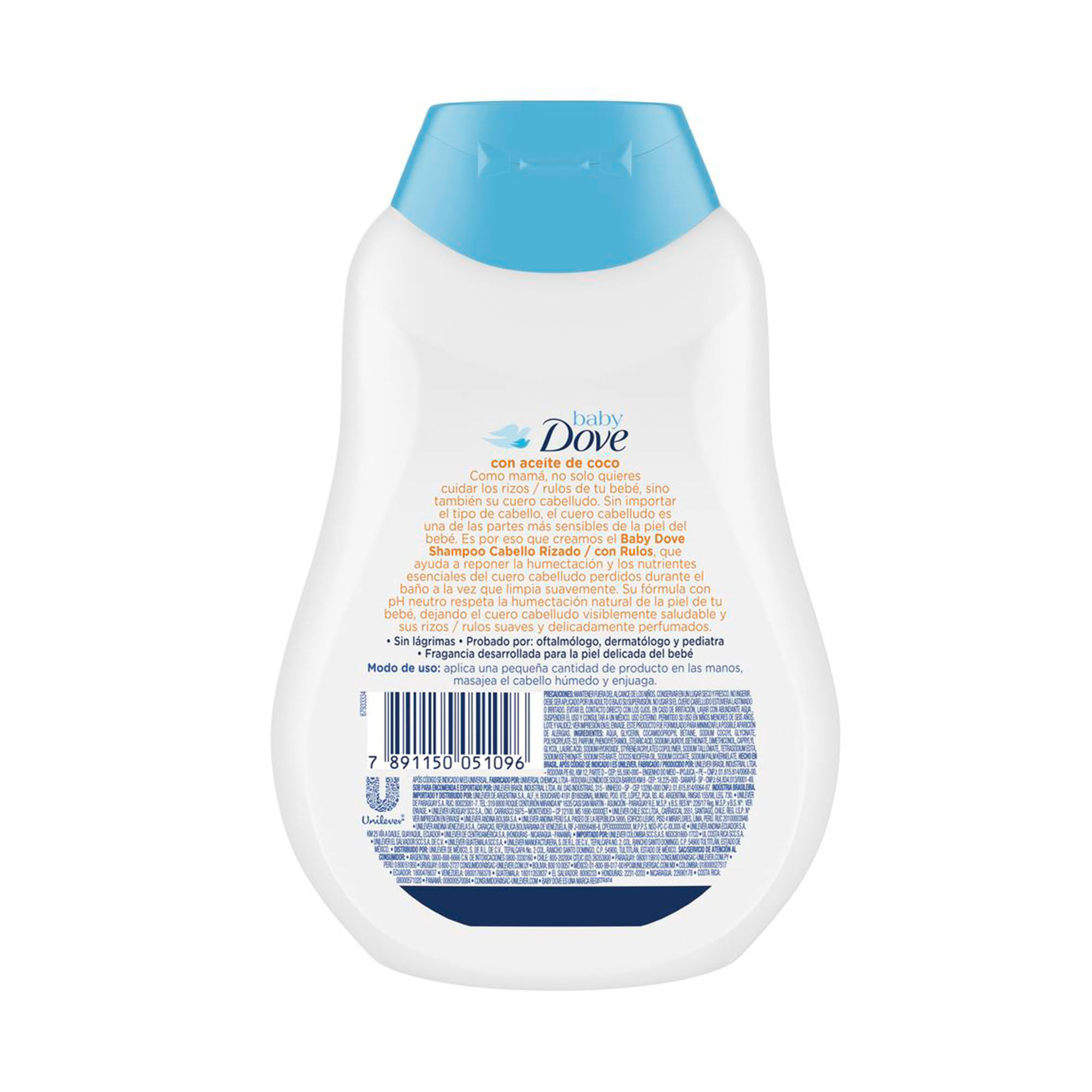 Shampoo Baby Dove cabello rizado/con rulos 400 cc. Carrefour