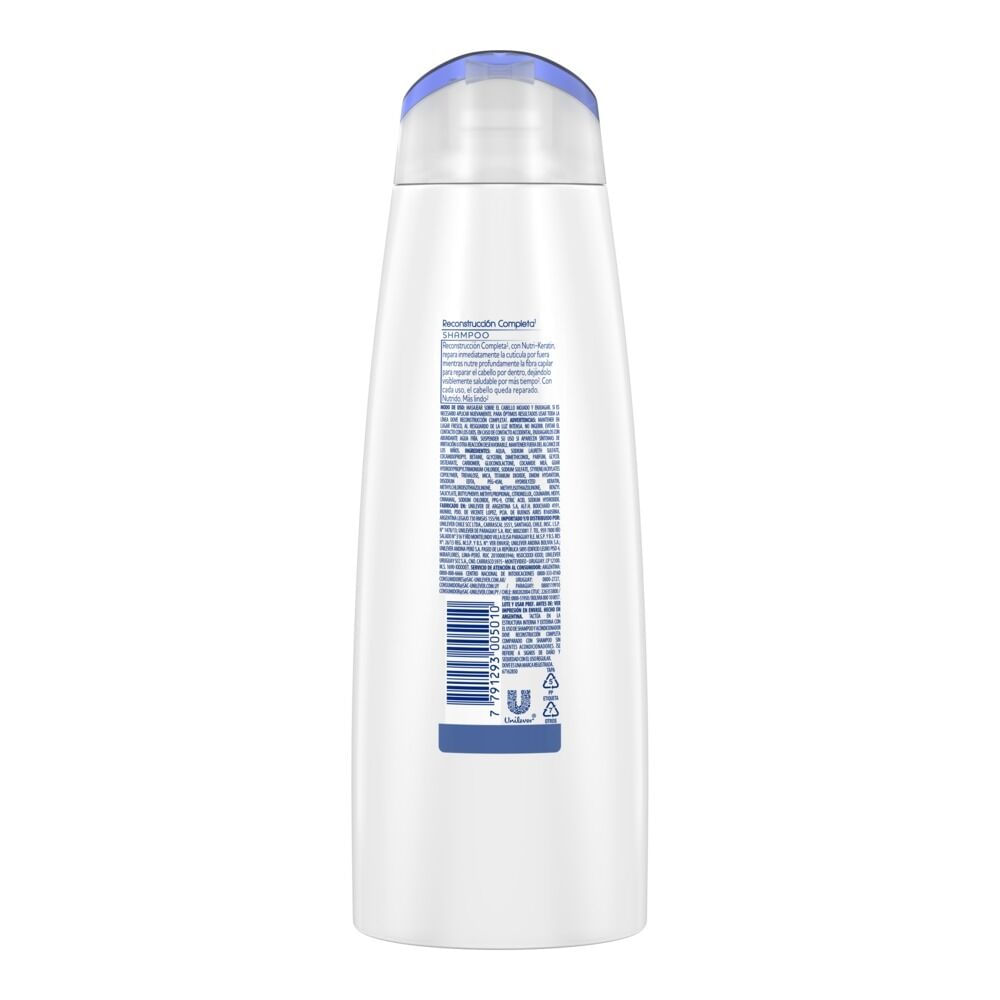 Shampoo Dove reconstrucción completa 400 ml. Carrefour