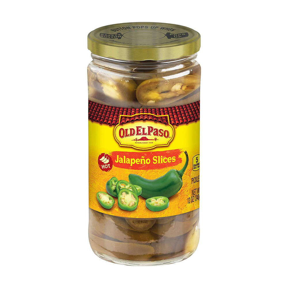 Jalapeños slices hot Old El Paso 340 g. Carrefour