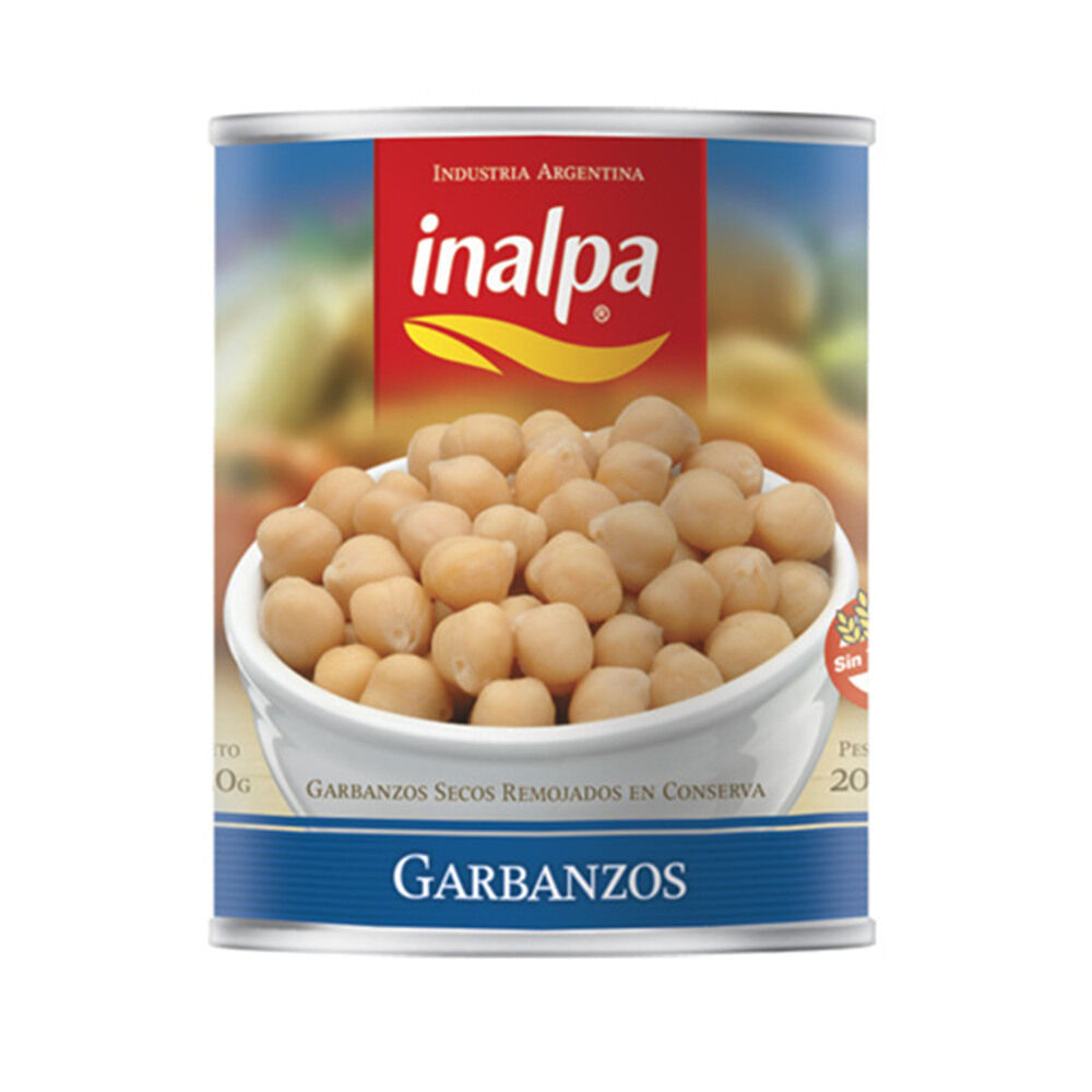 Garbanzos secos remojados Inalpa 200 g. Carrefour