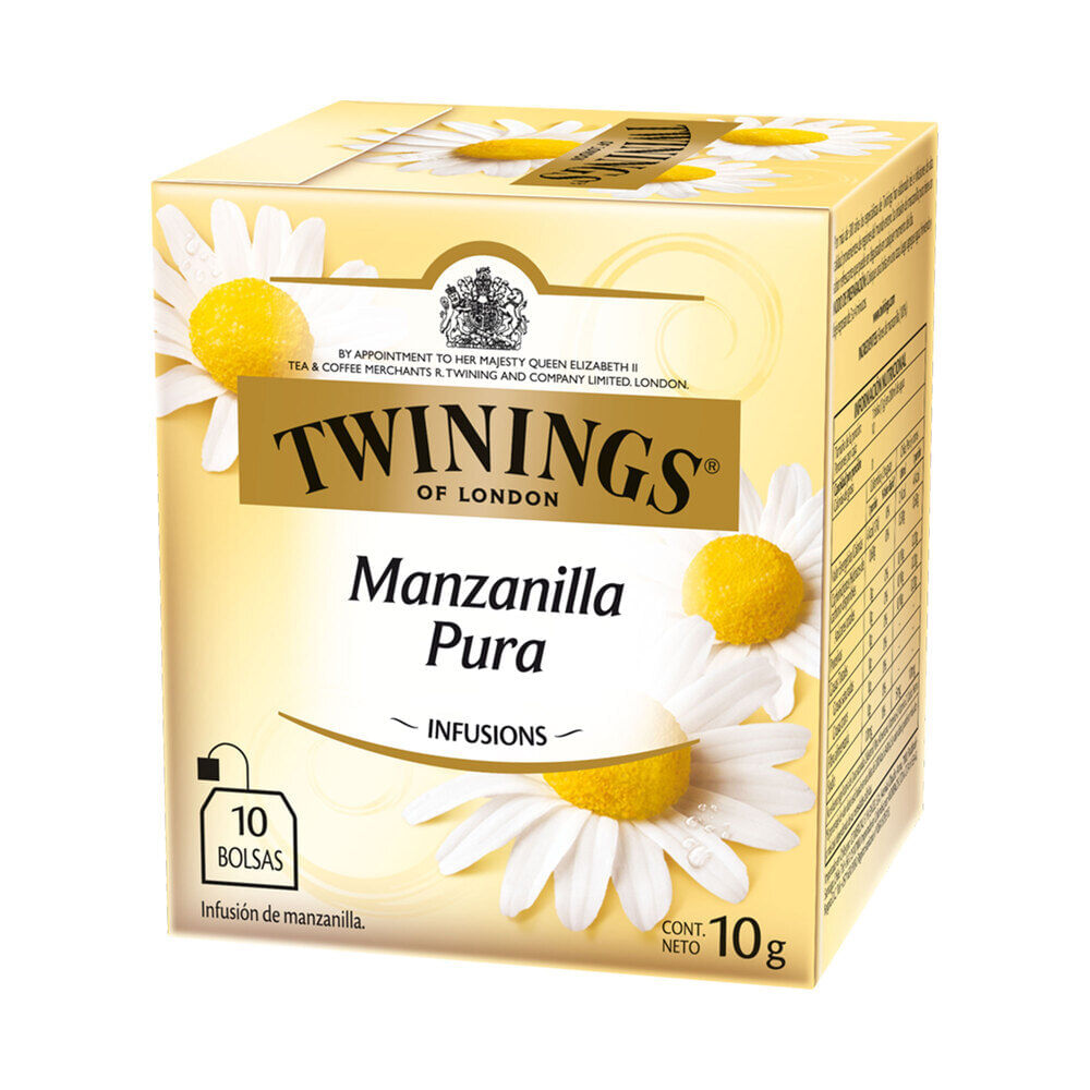 Té English Break en saquitos manzanilla twinings 10 uni Carrefour