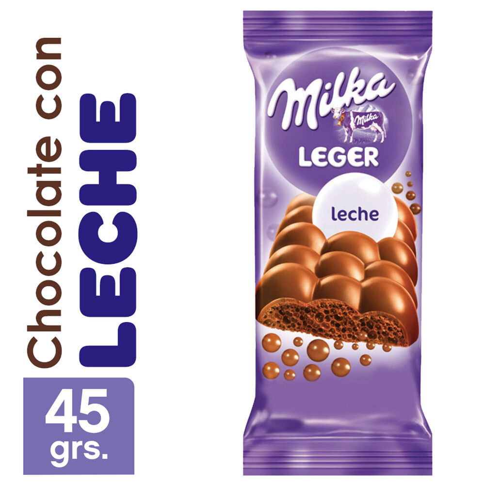 Chocolate Milka Leger Leche 110g - Masonline - Más Online