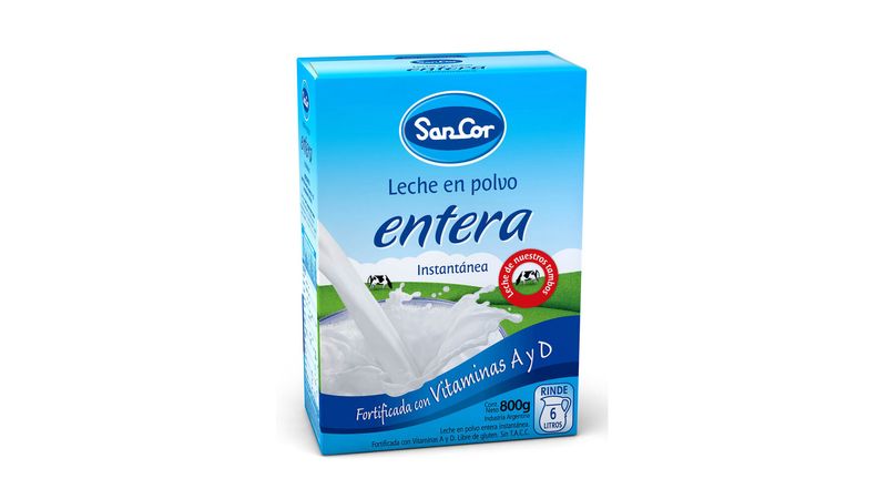 Leche Entera En Polvo Sancor 800 Gr - arcordiezb2c