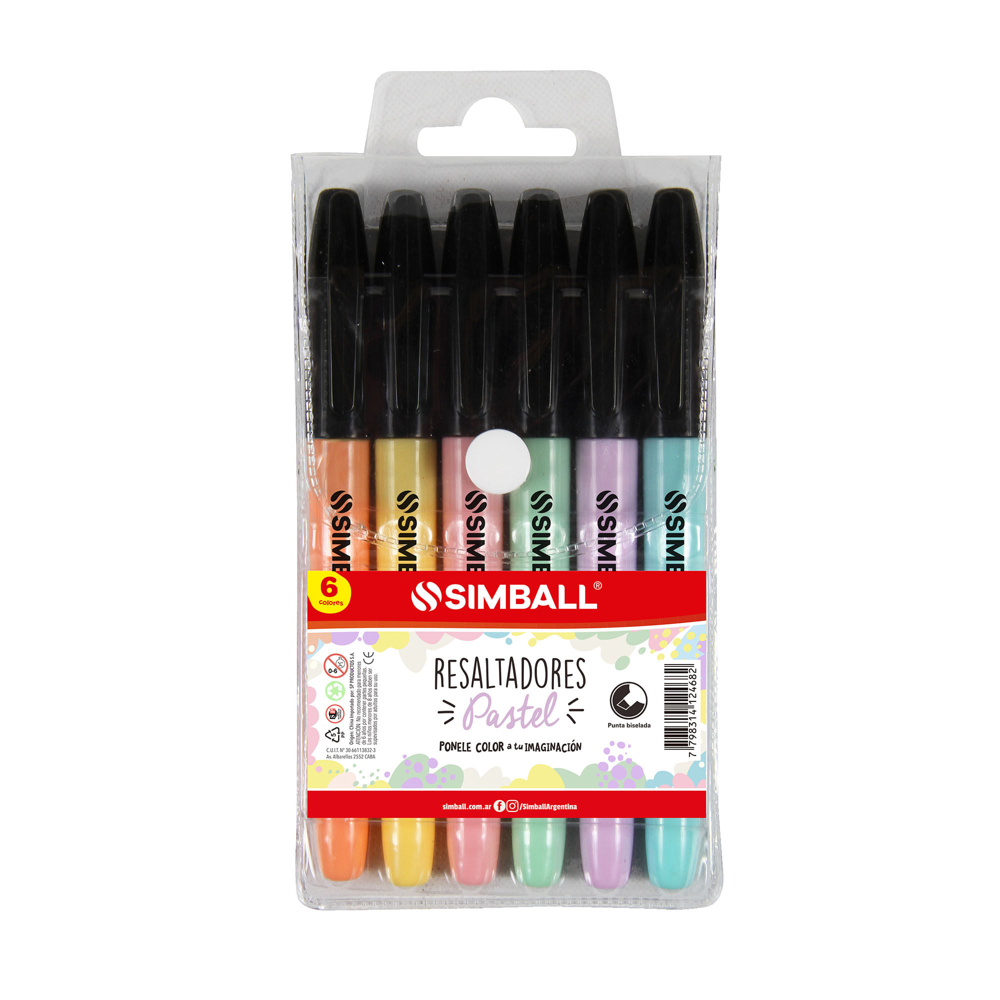 Resaltador Simball Pastel - Comprar en Libreria Lerma