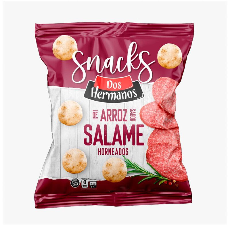 Discos de arroz Dos Hermanos sabor salame Carrefour