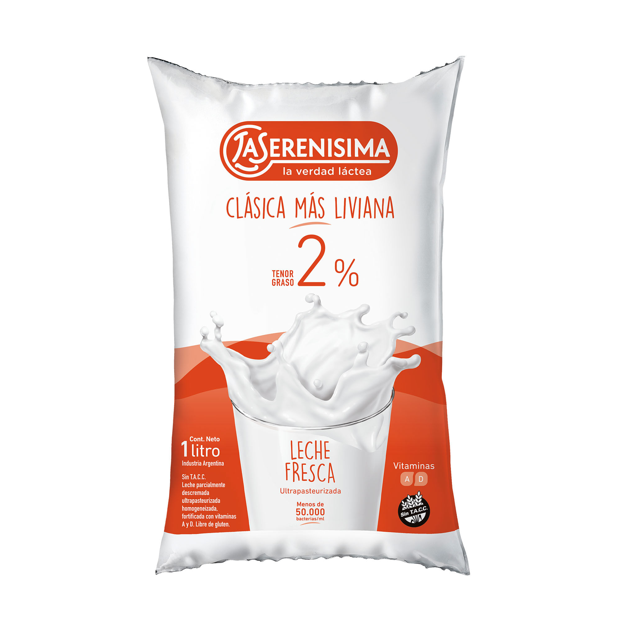 Leche Descremada La Serenísima 2 Sachet 1 L Carrefour 1538