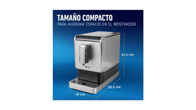 Nueva cafetera Oster super automática espresso con molinillo