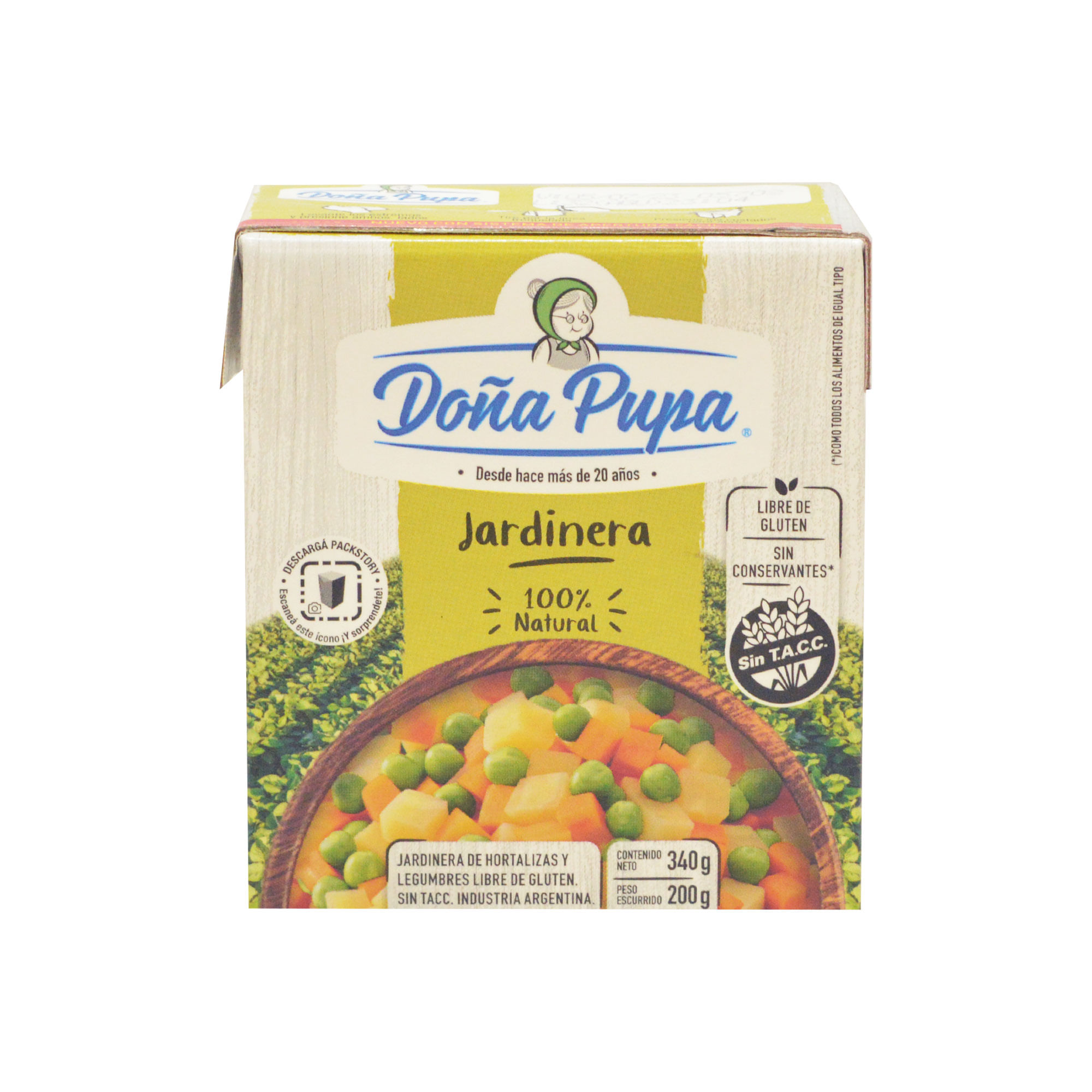 Jardinera De Hortalizas Doña Pupa Tetra 340 G Carrefour