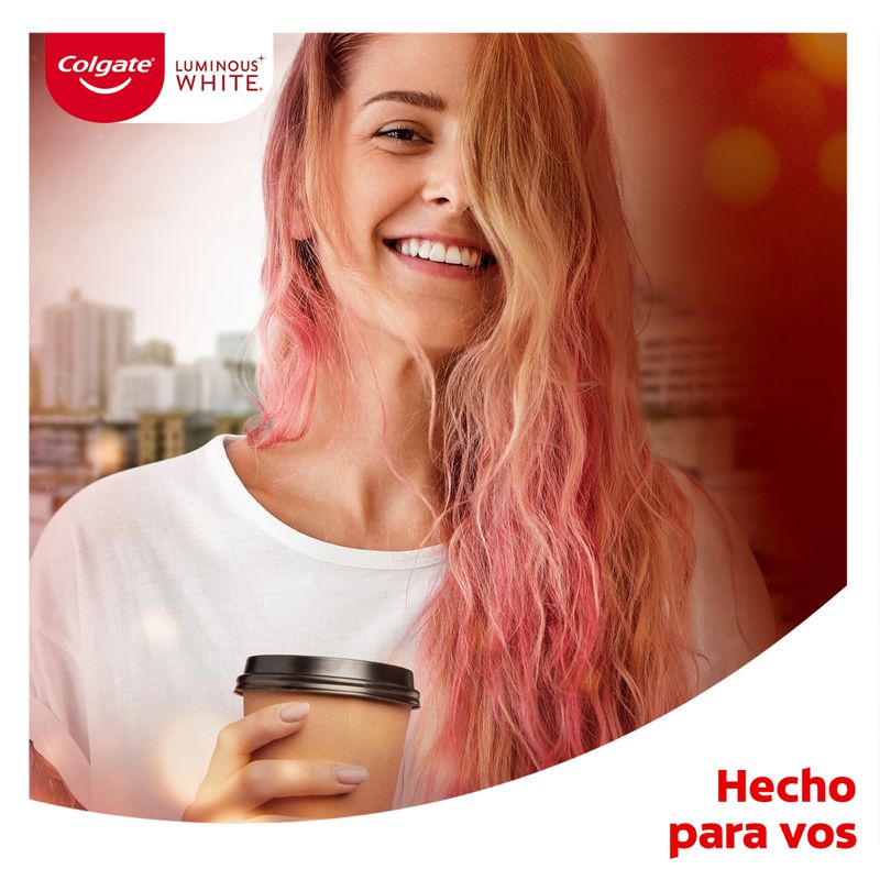 Pasta Dental Colgate Luminous White Lovers Café 70 g. Carrefour