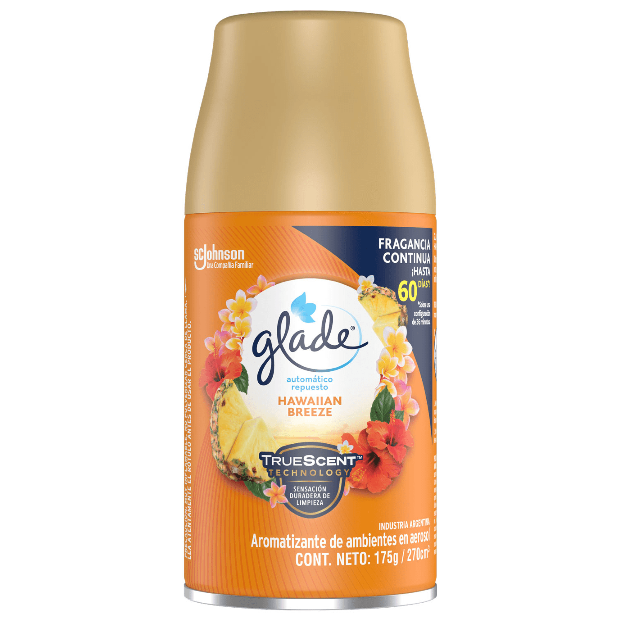Aromatizante de ambientes automático Glade hawaiian breeze repuesto 175