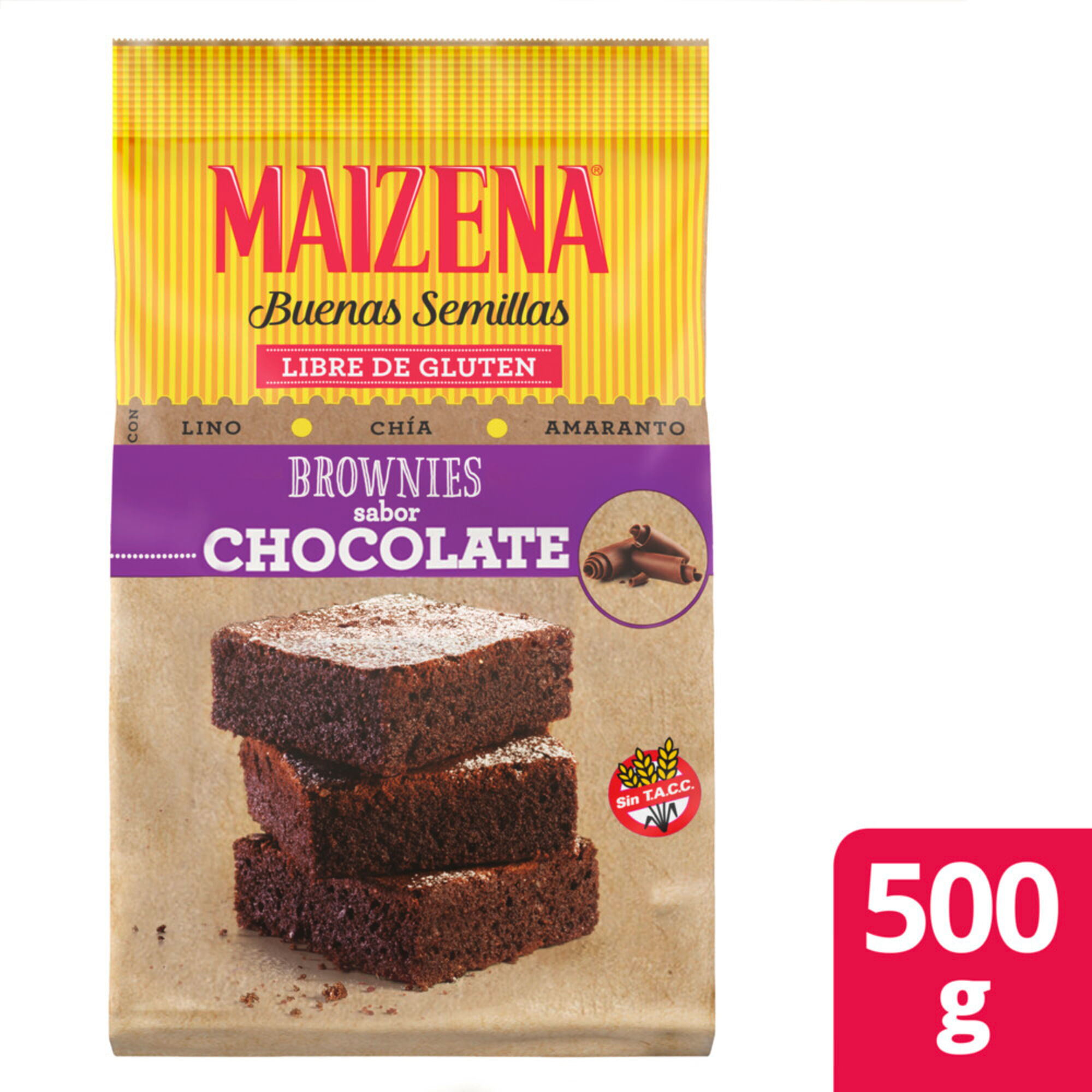 Premezcla Maizena brownies sin tacc 500 g - Carrefour