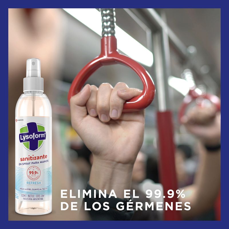 Sanitizante En Spray Antibacterial Para Manos Lysoform Floral 185 Ml Carrefour 9491