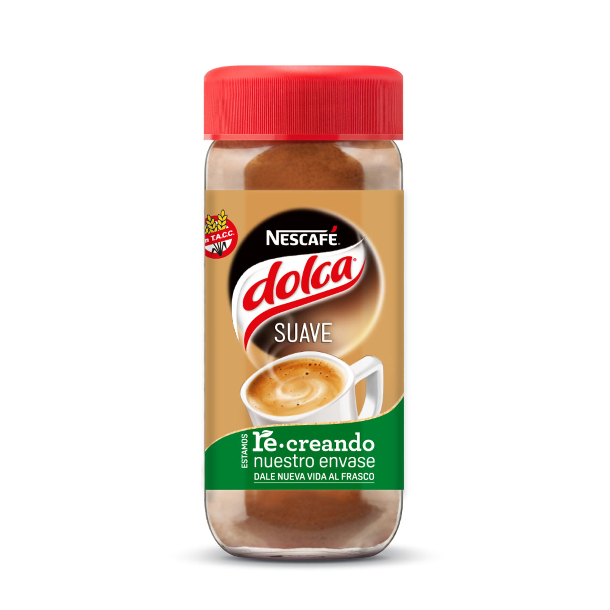 Café instantáneo Nescafé dolca suave redu frasco 170 g.
