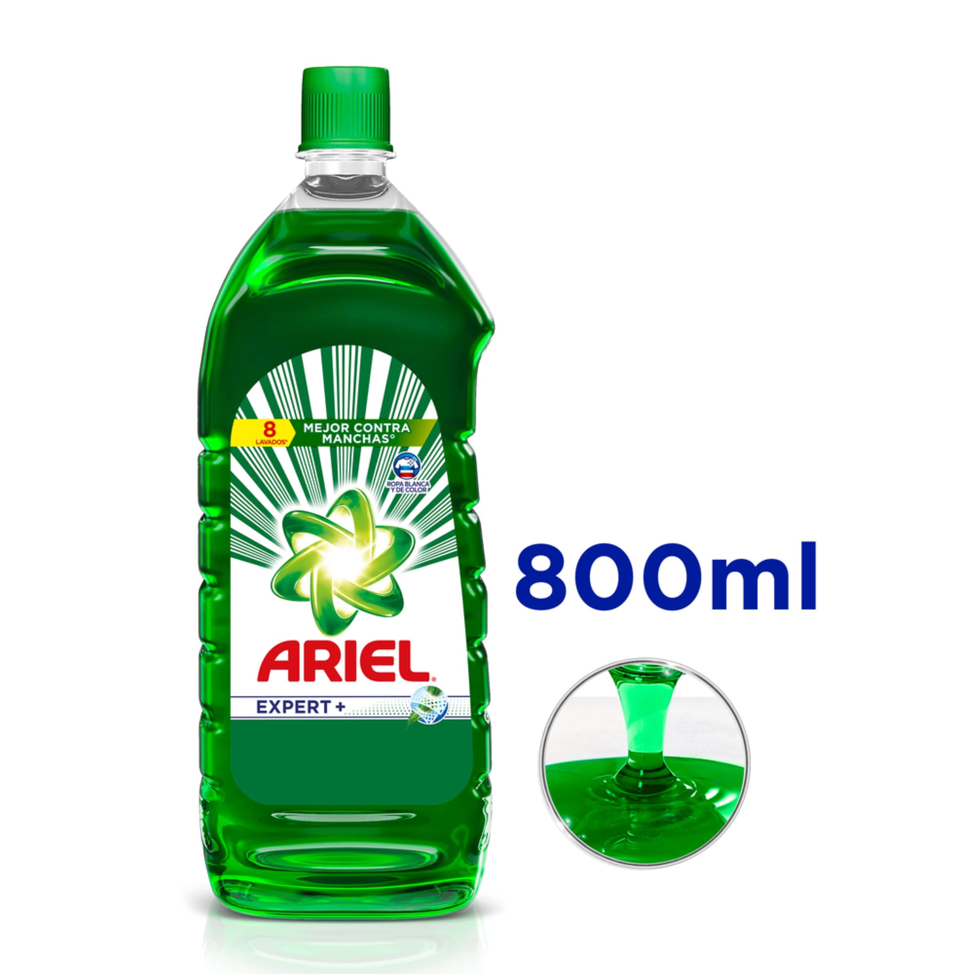 Jabón Líquido Ariel Para Ropa Expert Botella 800 Cc Carrefour 8820