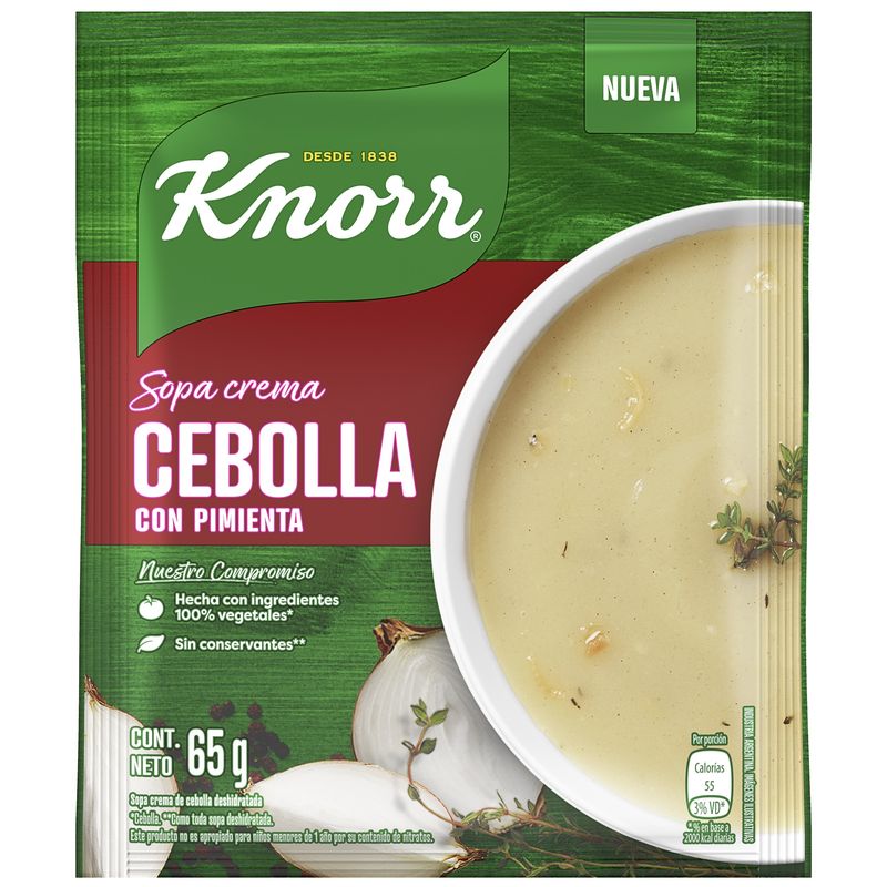 Sopa Crema Knorr Cebolla Tostada 65 G Carrefour 7717