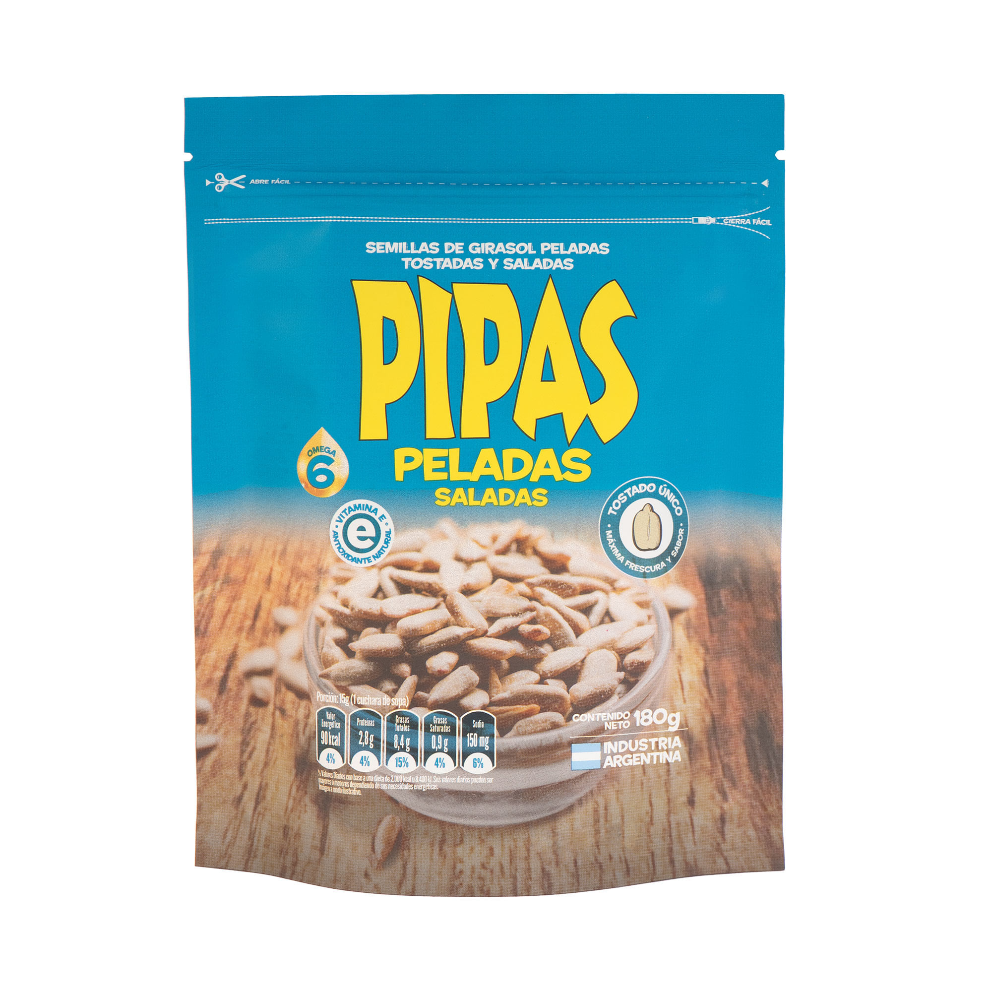 Pipas – Pipas De Girasol Peladas Natural 180 Gr (Natural Peeled