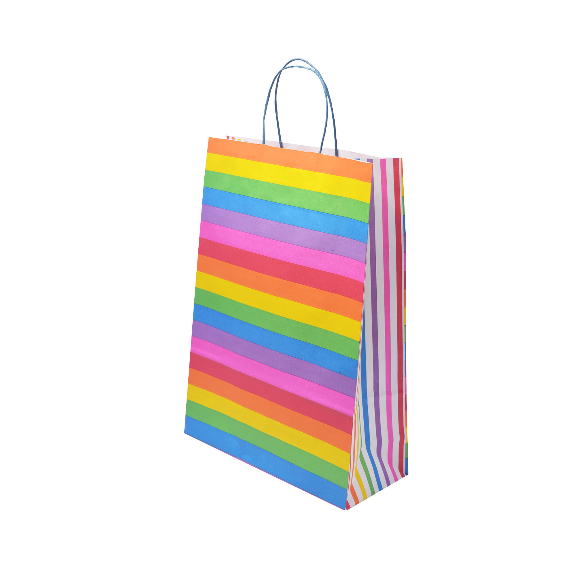 Bolsa de regalo grande 30x12x41 cm. arco iris - Carrefour