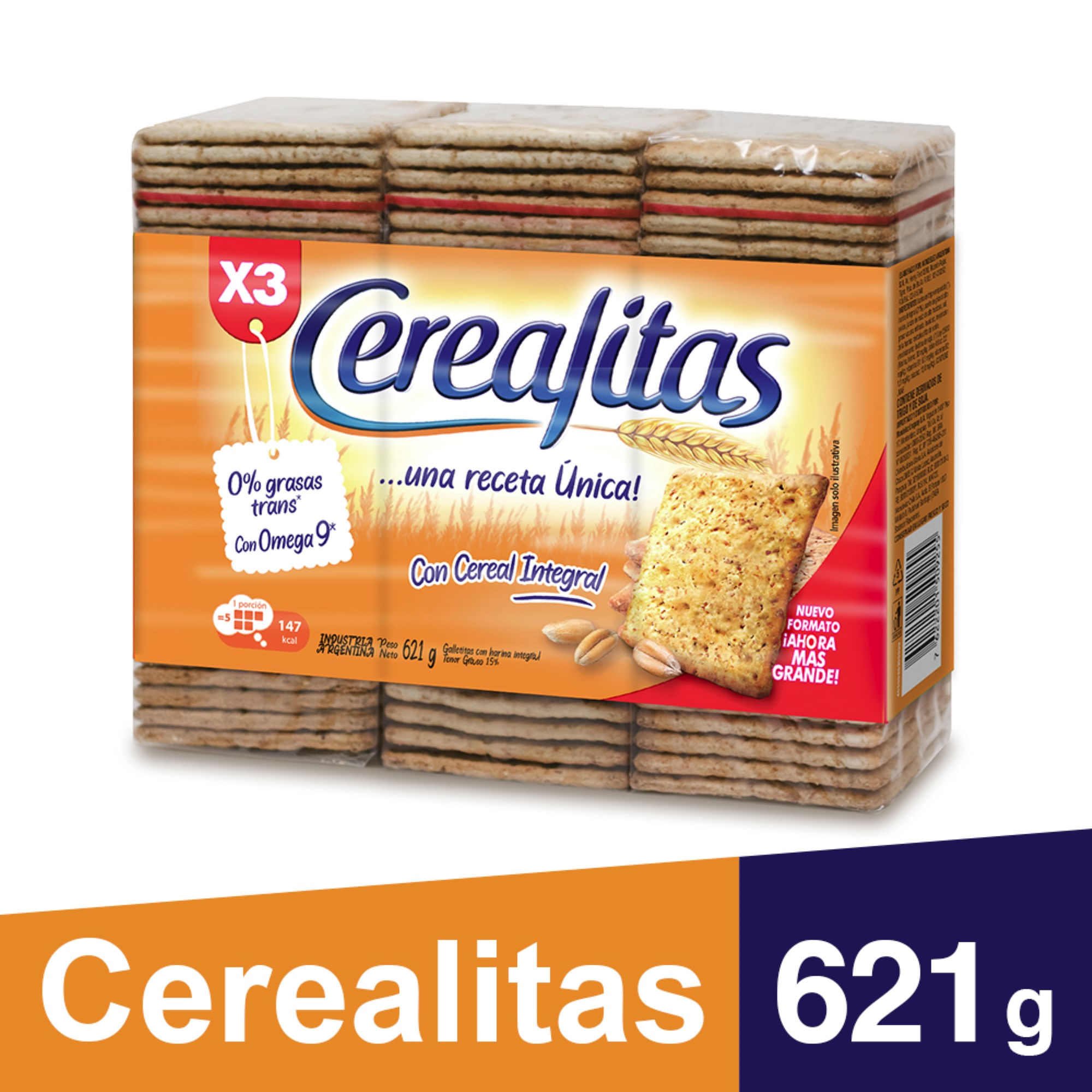 Galletitas Cerealitas clsicas 621 g - Carrefour
