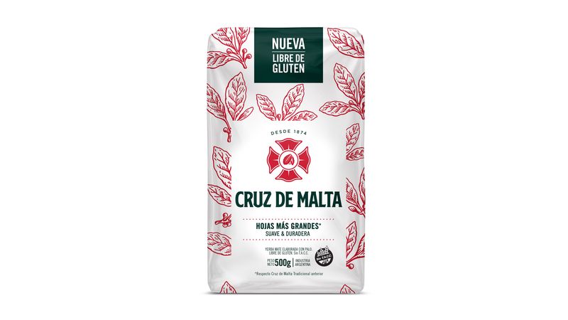 Yerba mate Cruz de Malta con palo 500 g. - Carrefour