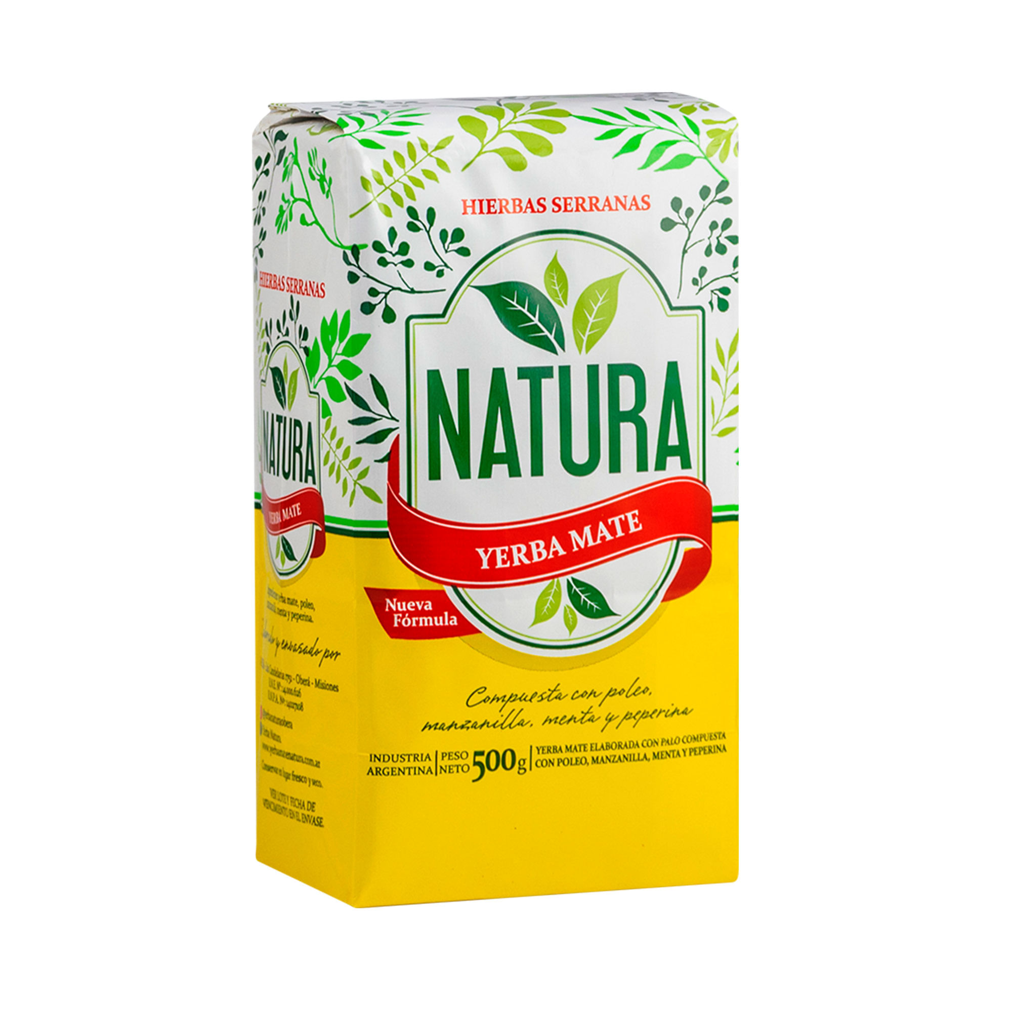 Yerba mate Natura con hierbas 500 g. - Carrefour