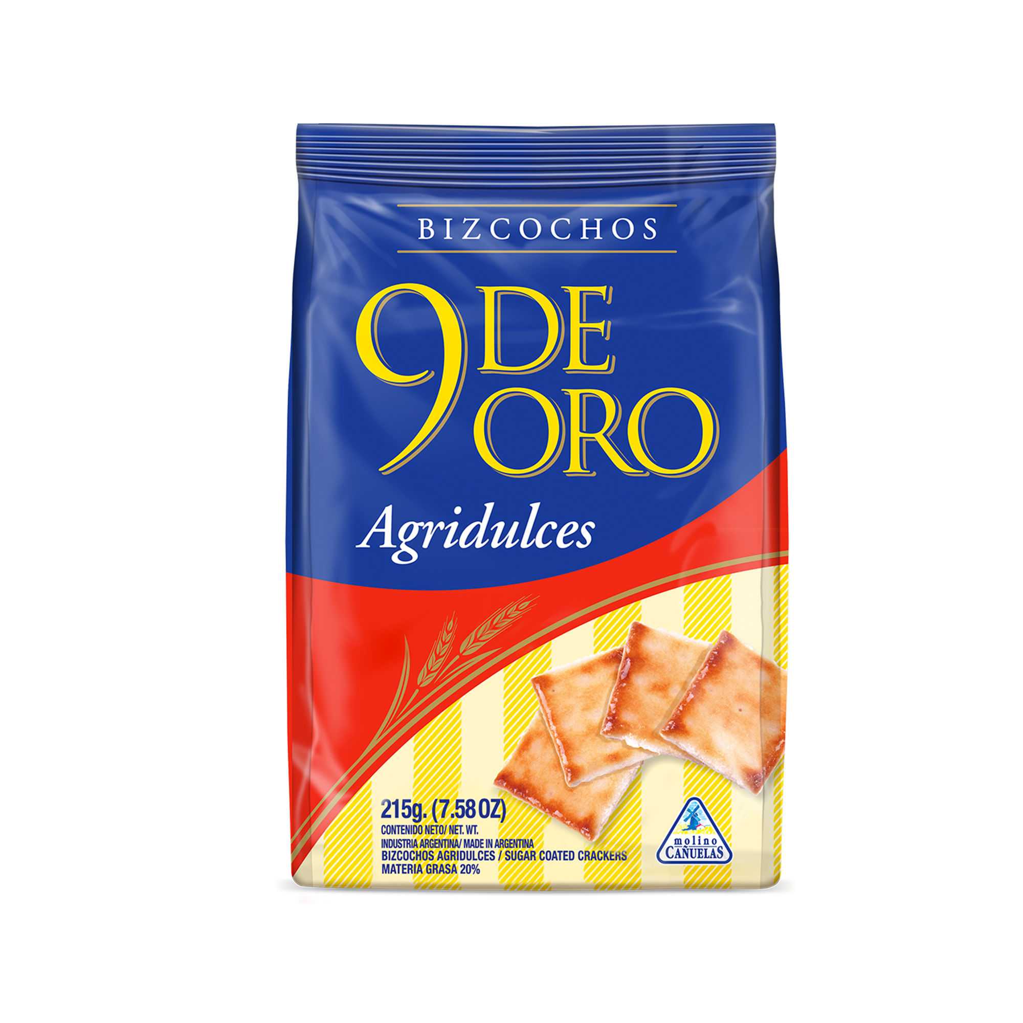 Bizcochos Agridulces 9 De Oro Bolsa 215 G. - Carrefour