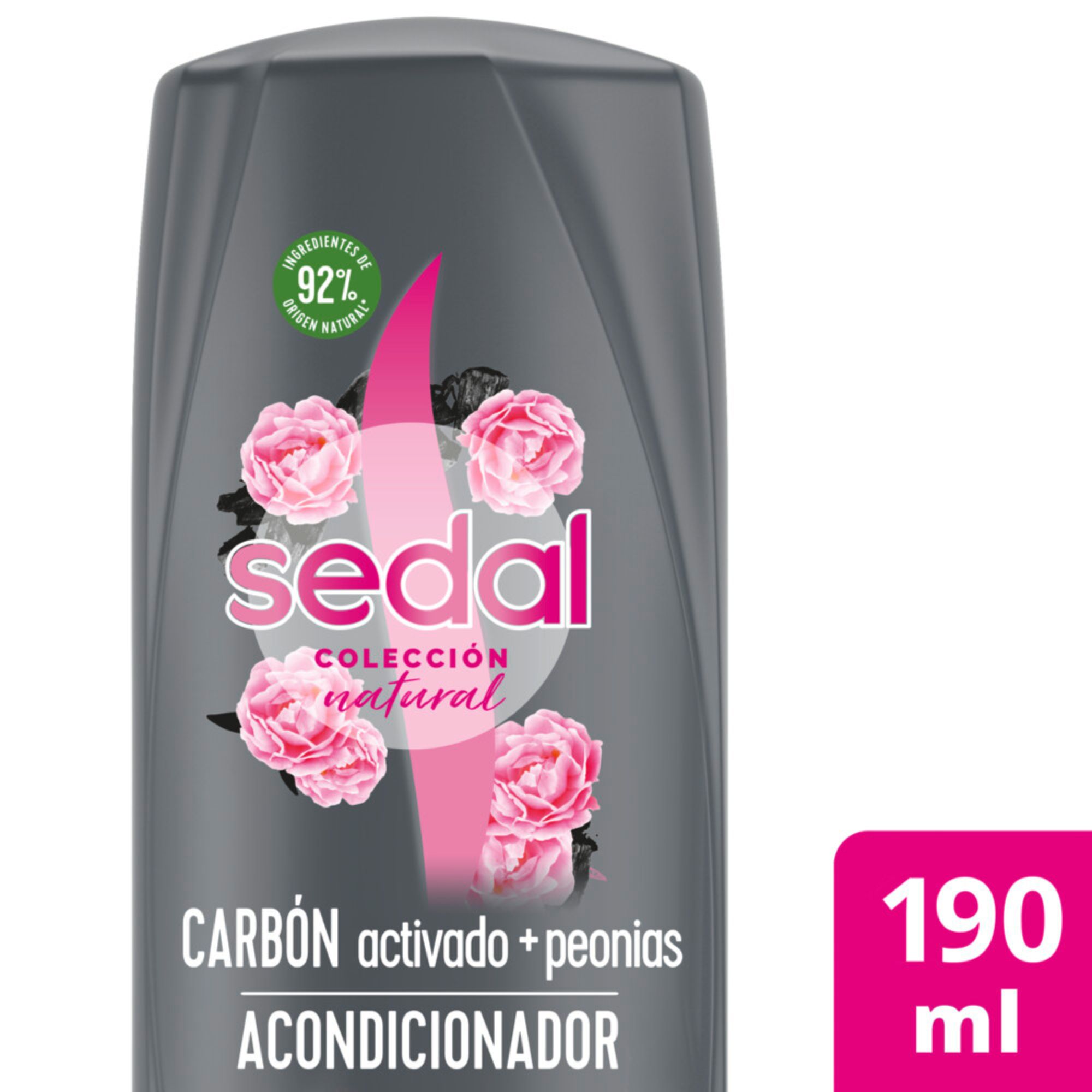 Acondicionador Sedal carbón activado + peonias 190 ml. - Carrefour