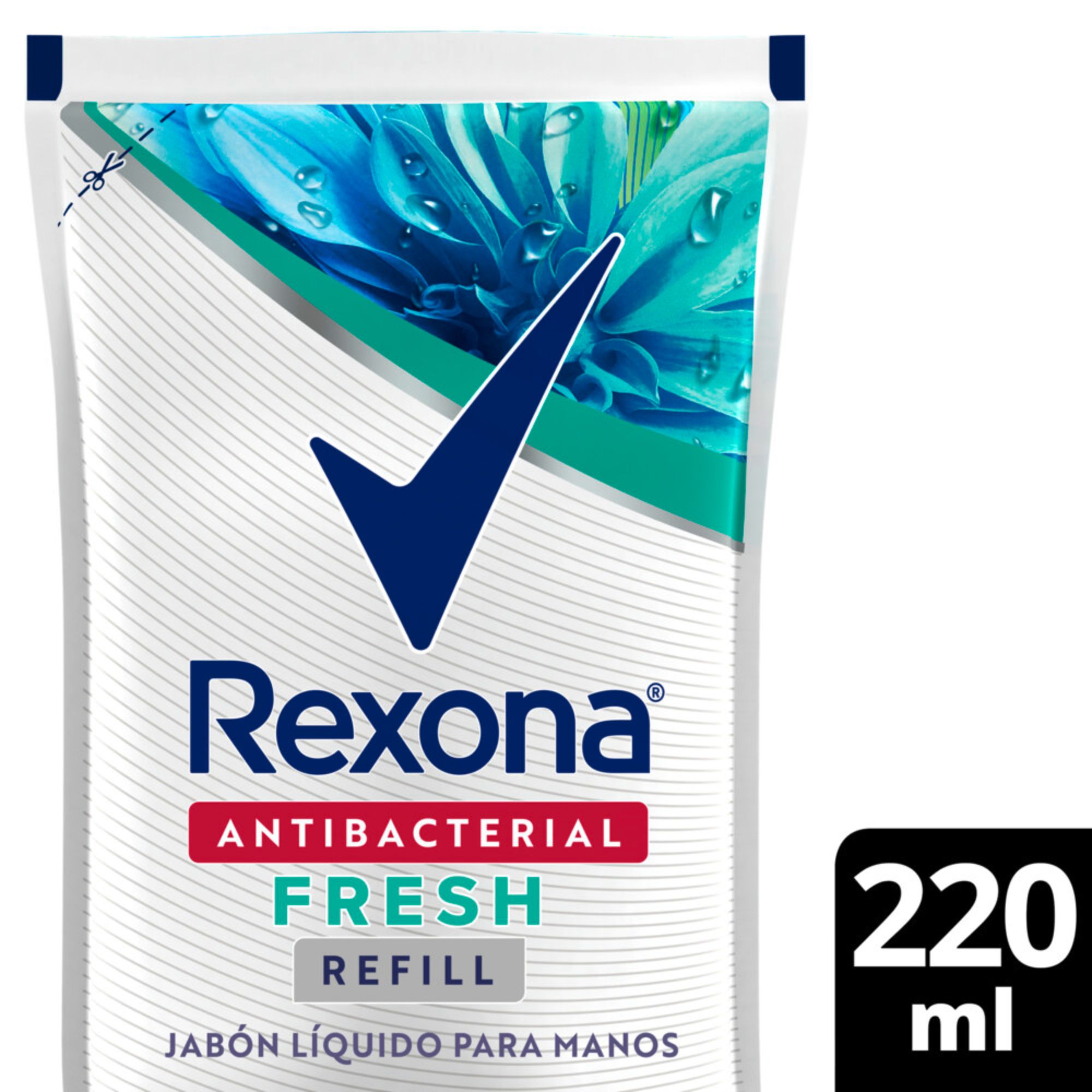 Jabón Líquido Rexona Antibacterial Fresh Dp 220 Cc Carrefour 5990