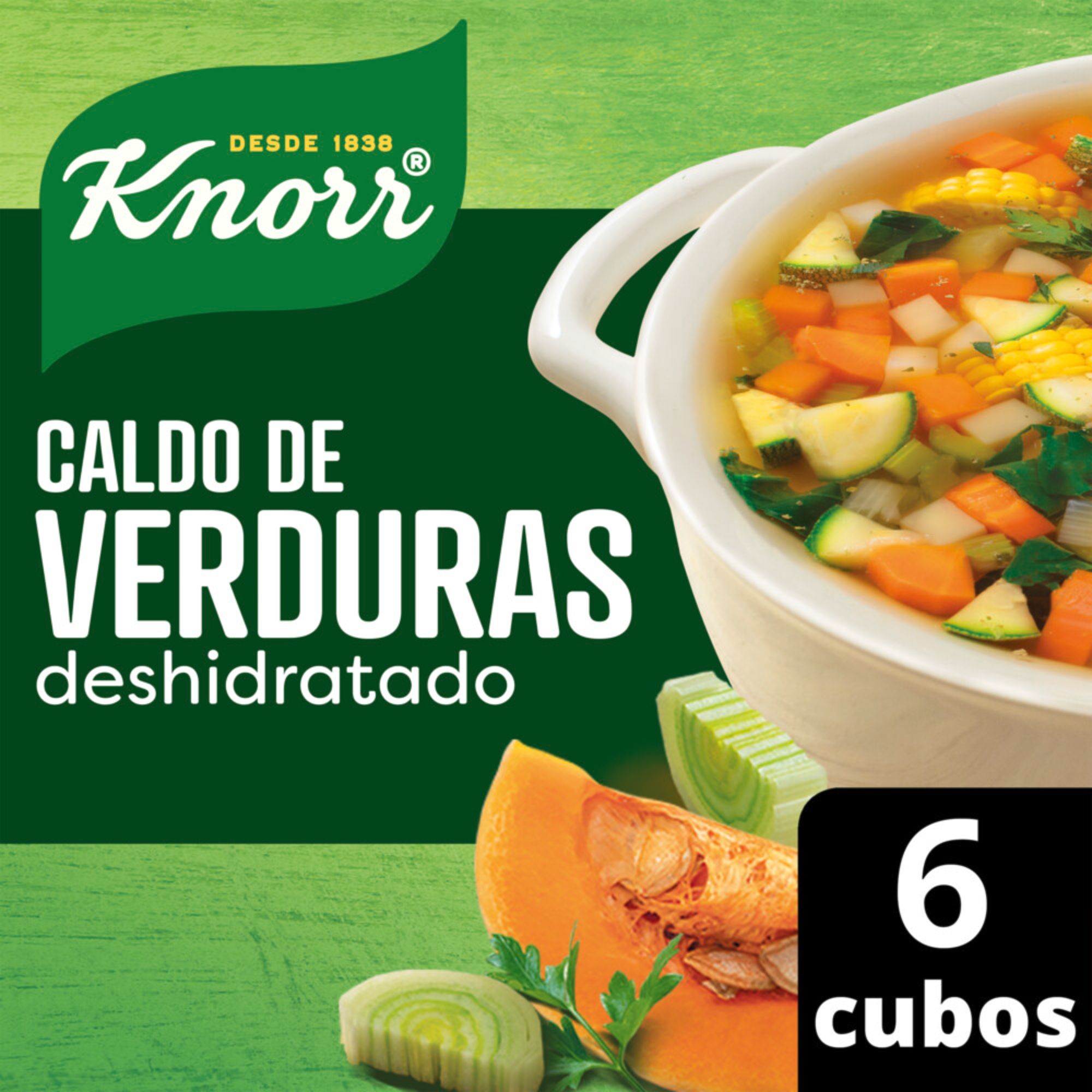 Caldo Knorr en cubos de verduras x 6 uni - Carrefour