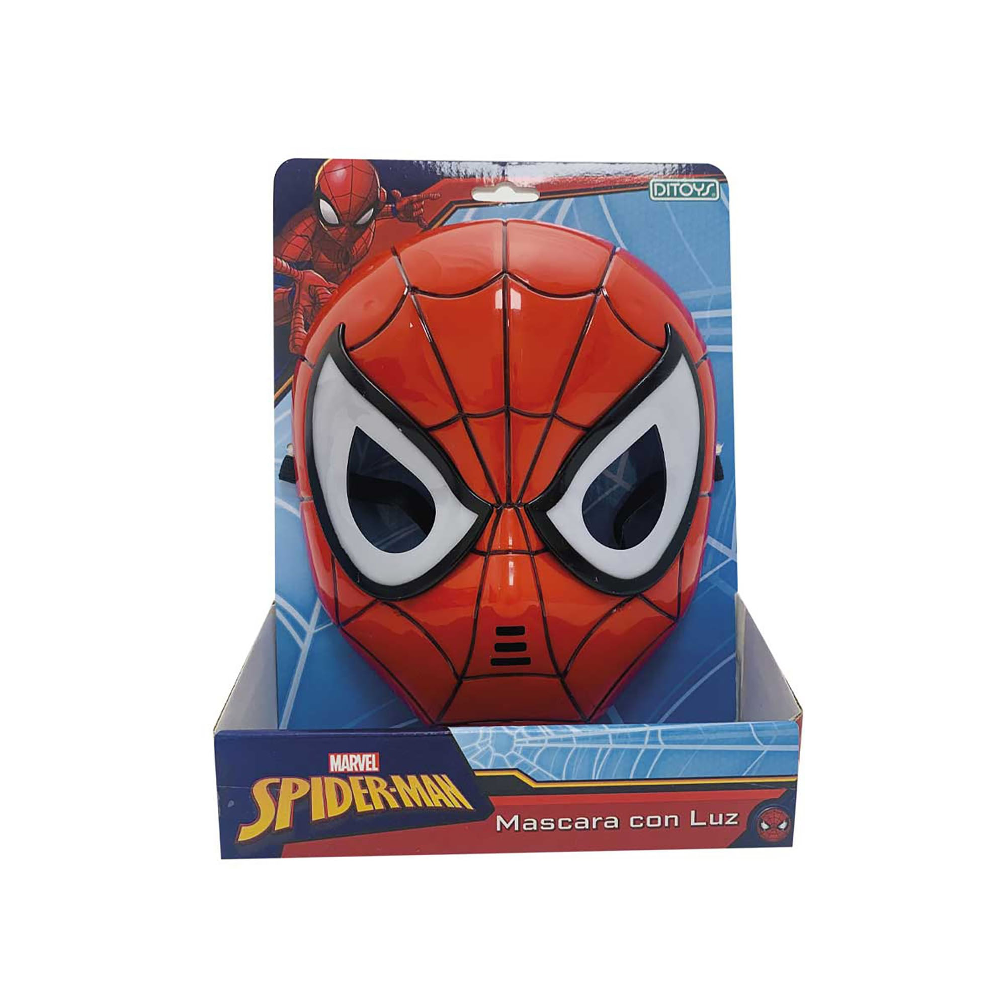 Máscara spiderman con luz - Carrefour