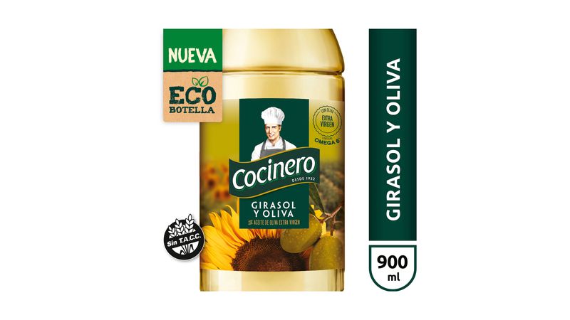 Aceite De Girasol Cocinero 900 Ml - Masonline - Más Online