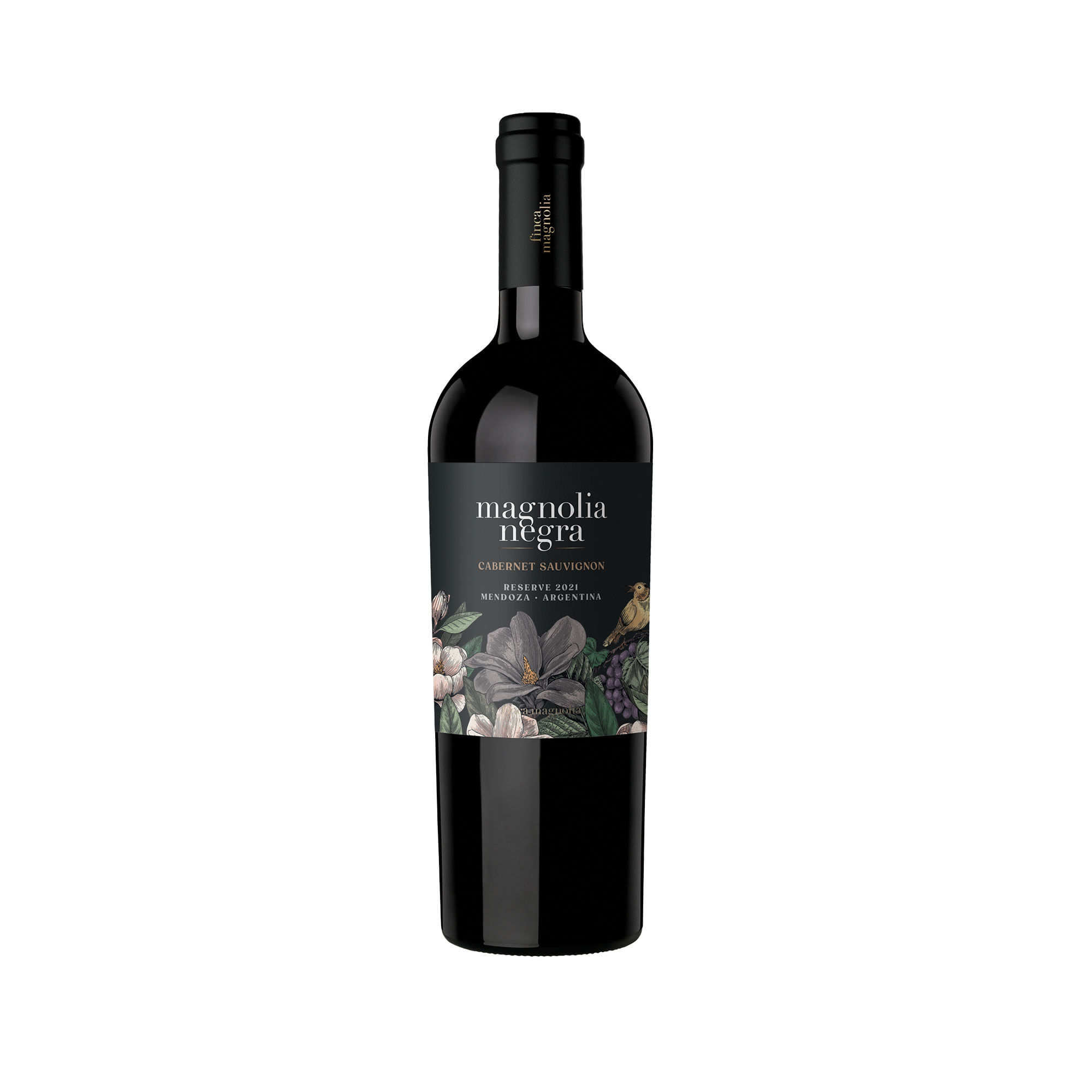Vino tinto Magnolia negra malbec reserve 750 cc. Carrefour