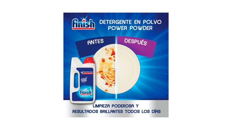 Detergente para lavavajillas Finish polvo doypack 1 kg. - Carrefour