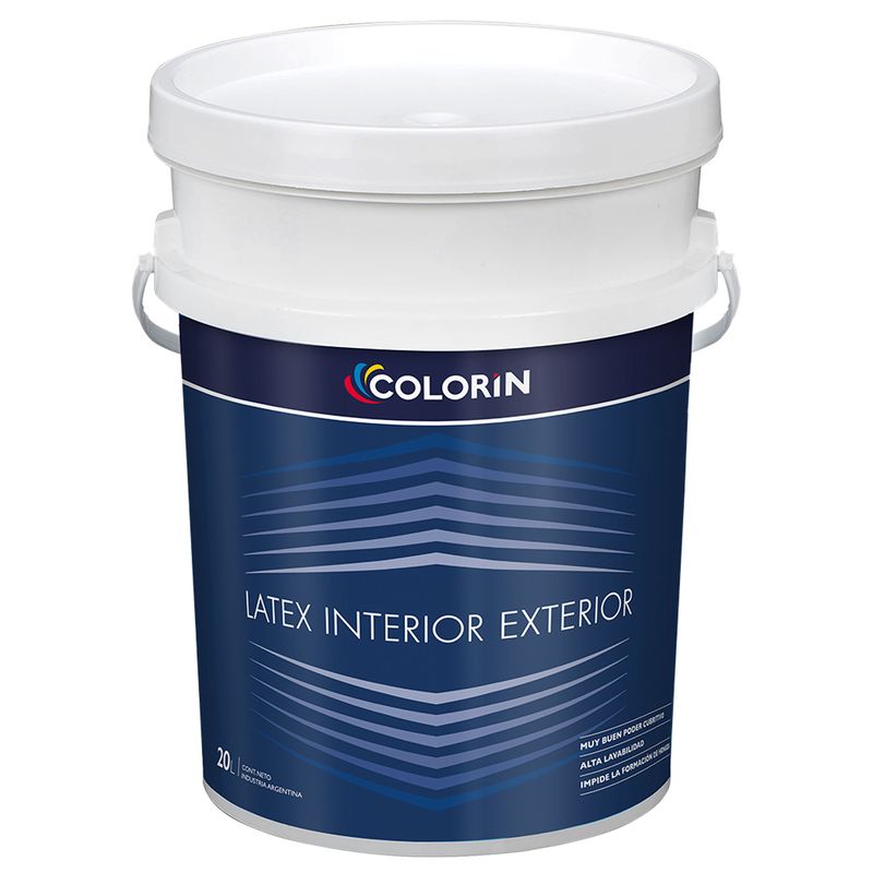Látex interior/exterior Colorín blanco 20 l. Carrefour
