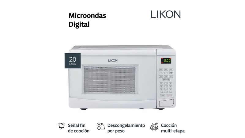 Microondas digital 20 litros